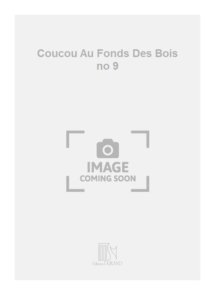Coucou Au Fonds Des Bois Piano (Carnaval-Animaux)